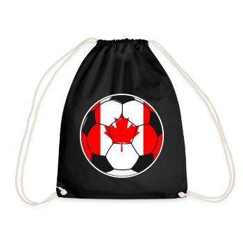 Football - Équipe Canada - Sac de sport léger - noir - Devant