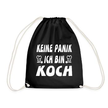 Koch - Turnbeutel - Schwarz - Vorne