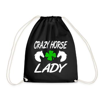 Chevaux - Sac de sport léger - noir - Devant