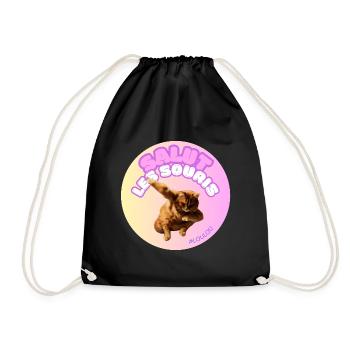 Salut les souris #loulou - Sac de sport léger - noir - Devant