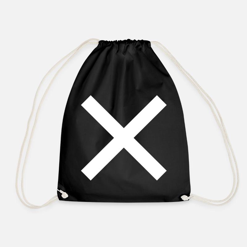 Signes X - Sac de sport léger - noir