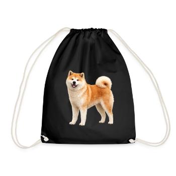 Ore d’Akita Inu - Sac de sport léger - noir - Devant