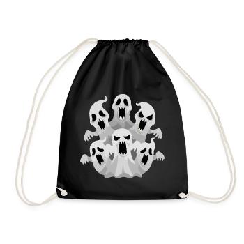 Geisterpack - Turnbeutel - Schwarz - Vorne