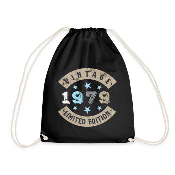 Millésime 1979 - Sac de sport léger - noir - Devant