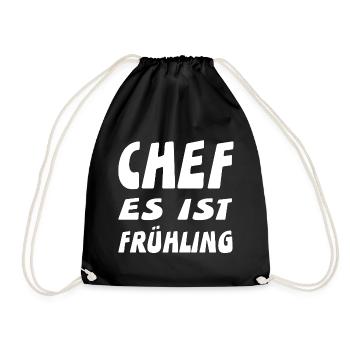 Chef - Turnbeutel - Schwarz - Vorne