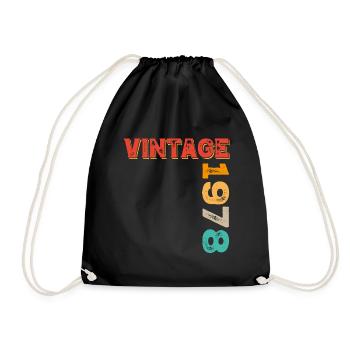 Millésime 1978 - Sac de sport léger - noir - Devant