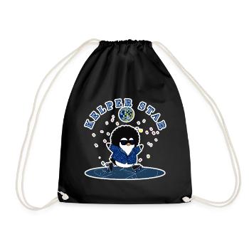 Patineur de neige Penguin Disco Cool des Îles Falkland - Sac de sport léger - noir - Devant