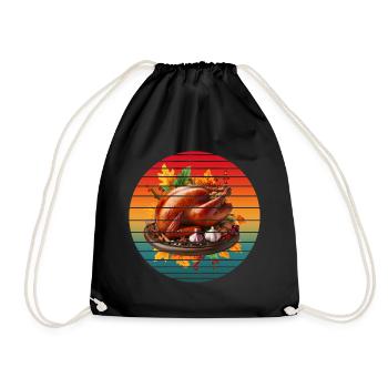 DINDE MILLÉSIMÉE - Sac de sport léger - noir - Devant