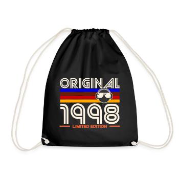 Original 1998 Limited Edition Retro - Turnbeutel - Schwarz - Vorne