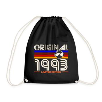 Original 1993 Limited Edition Retro - Turnbeutel - Schwarz - Vorne