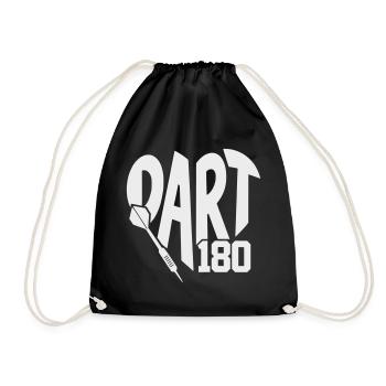 Dart 180 Art & Dart Design - Drawstring Bag - black - Front