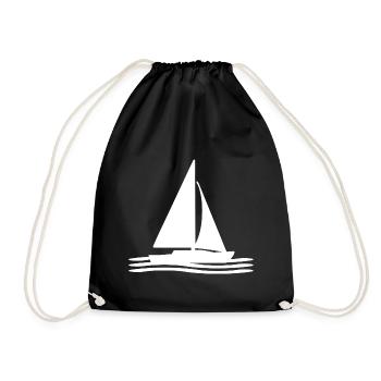 Sail - Drawstring Bag - black - Front