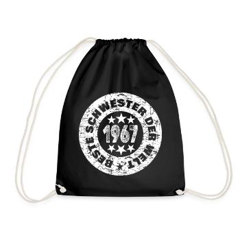 Né en 1967 - Sac de sport léger - noir - Devant