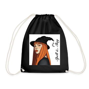 Spell & Slay Witchy Aesthetic - Drawstring Bag - black - Front