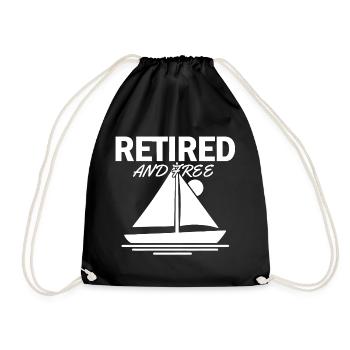 Voilier pour pensionnaires - Sac de sport léger - noir - Devant