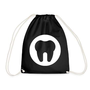 Dentiste, dentiste, cabinet dentaire - Sac de sport léger - noir - Devant