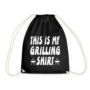 Grill - Drawstring Bag - black - Front