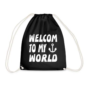 Sail - Drawstring Bag - black - Front