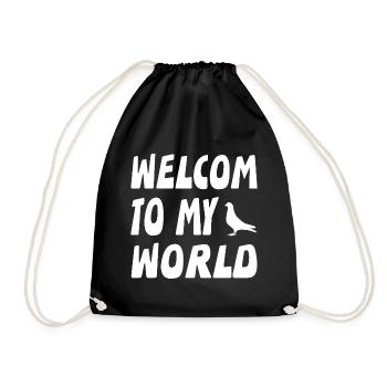 Doves - Drawstring Bag - black - Front