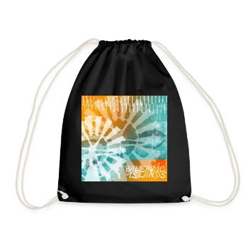 Balearic Islands Tie-Dye - Drawstring Bag - black - Front