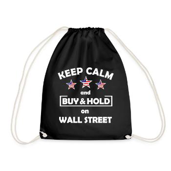 Der Wall Street Investor - Turnbeutel - Schwarz - Vorne