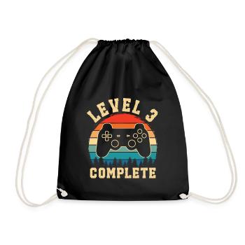 level 3 complete  - Sac de sport léger - noir - Devant