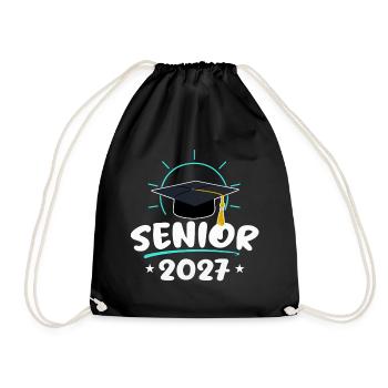 Abschlussjahrgang 2027 | Trikot des Jahrgangs 2027 - Turnbeutel - Schwarz - Vorne