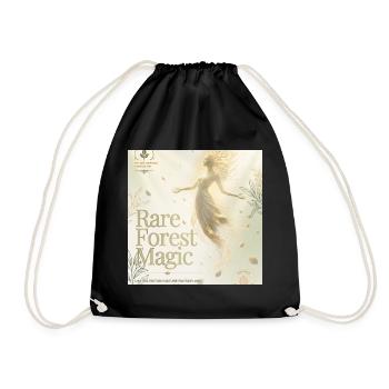 Magie Rare de la Forêt - Sac de sport léger - noir - Devant