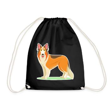 Silken Windhound - Turnbeutel - Schwarz - Vorne