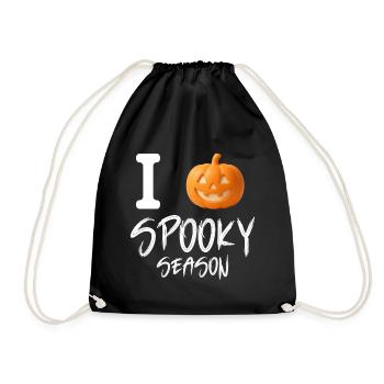 Ich liebe Spooky Season - Turnbeutel - Schwarz - Vorne