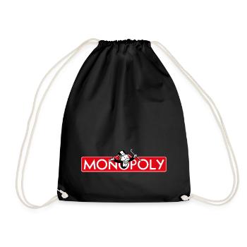 Monopoly Logo Classique Rouge - Sac de sport léger - noir - Devant