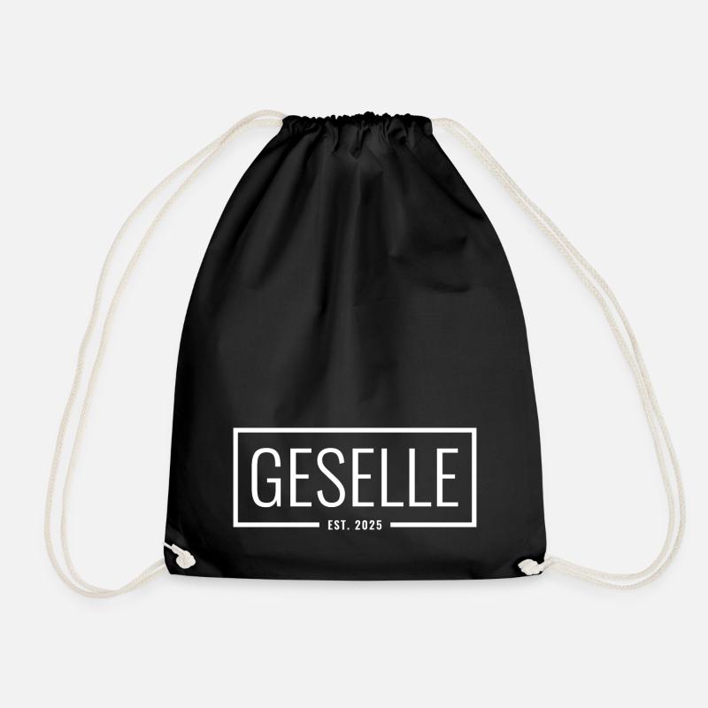 Geselle Est. 2025 - Turnbeutel - Schwarz
