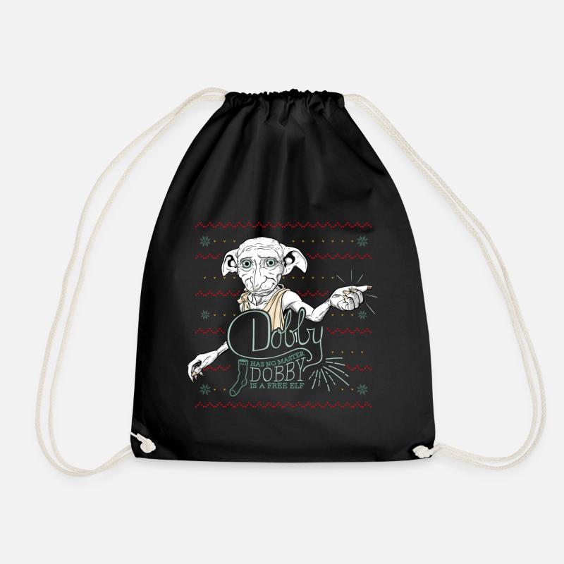 Harry Potter X-Mas Dobby Christmas Elf - Drawstring Bag - black