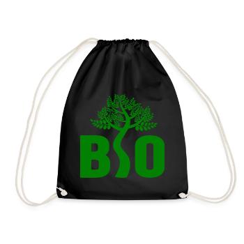 Bio Organic - Turnbeutel - Schwarz - Vorne