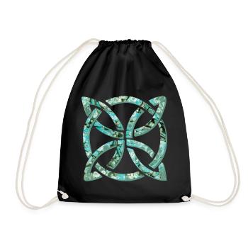 noeud celtique 10 e 247 - Sac de sport léger - noir - Devant