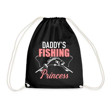 fishing - Drawstring Bag - black - Front