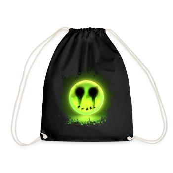 Glowmoji - Drawstring Bag - black - Front