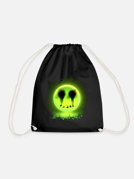 Glowmoji - Drawstring Bag - black