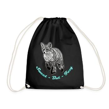 Sweet but Foxy - Turnbeutel - Schwarz - Vorne
