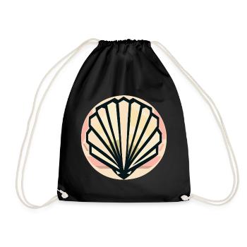 Coquillage - Sac de sport léger - noir - Devant