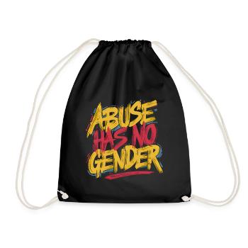 Les abus n’ont pas de genre - Sac de sport léger - noir - Devant
