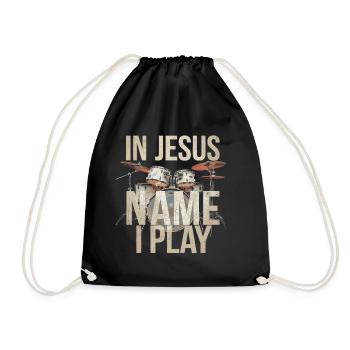 Dynamics in worship - Drawstring Bag - black - Front