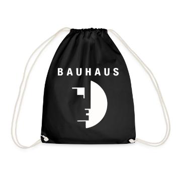100 ans de l'école de design Bauhaus - Logo du Bau - Sac de sport léger - noir - Devant