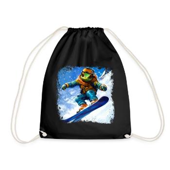 Snowboard Caméléon - Sac de sport léger - noir - Devant