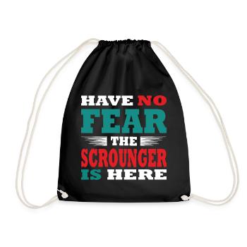 Have no Fear the Schnorrern is here Outfit - Turnbeutel - Schwarz - Vorne