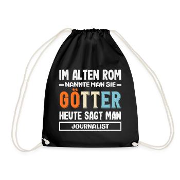 Journaliste d’investigation Journaliste Dieux disant - Sac de sport léger - noir - Devant