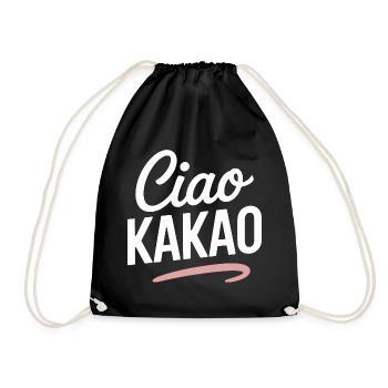 Ciao Cacao Chocolat chaud Chocolat chaud Au revoir - Sac de sport léger - noir - Devant