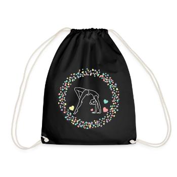 Gymnastique Gymnastique Don d’Acrobatie de Gymnaste - Sac de sport léger - noir - Devant