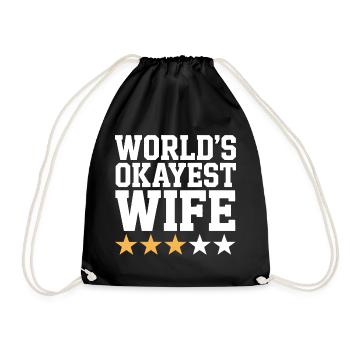 La femme la plus correcte du monde - Sac de sport léger - noir - Devant
