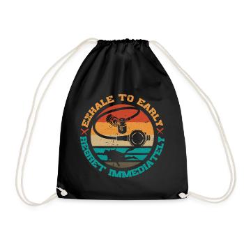 Plongeurs Plongée sous-marine Plongée - Sac de sport léger - noir - Devant